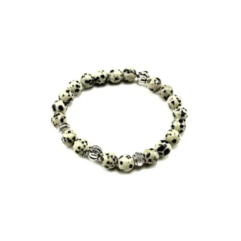 Chrome Hearts Beat Bracelet option Spotted stone