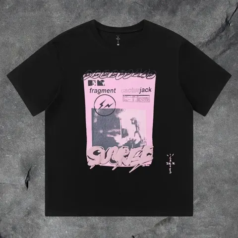Travis Scott Tee 69cw option Black TS09