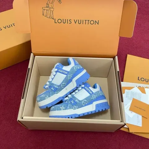 LV Trainers Maxi option Blue Denim