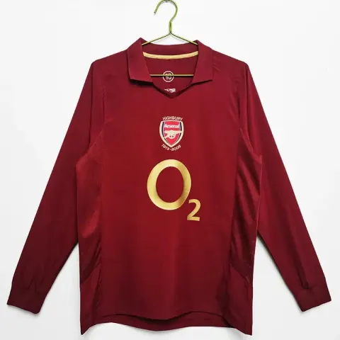 AC Milan Long Sleeve T-Shirt option Arsenal Home Long Sleeve 05/06