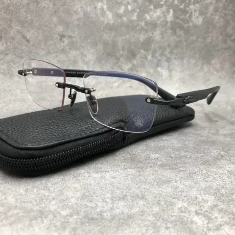Chrome Hearts Sunglasses option Black Frame/Black Legs