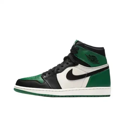 Jordan 1 Mocha option Black green toes
