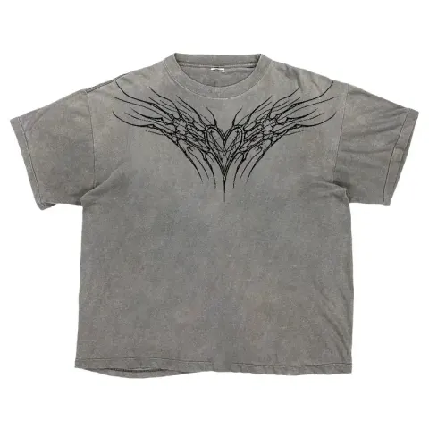 Random Unique Tee option Washed gray S