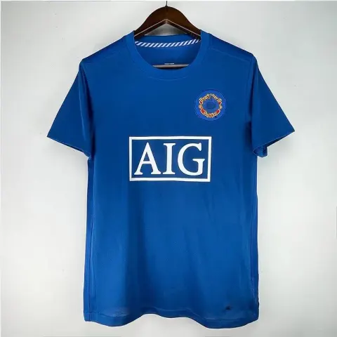 China Jersey 2018 option 08-09 Manchester United away blue
