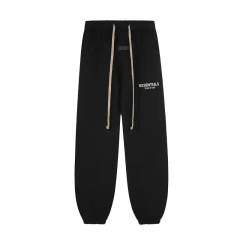 Essentials Hoodie option Trousers-Black