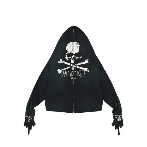 Grailz Project GR Hoodie option Skull/Black