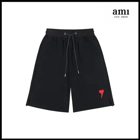 Ami Shorts option Black and Red [A12 Middle Love]]