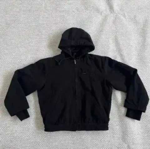 Thrasher x Supreme Hooded Work Jacket (Black) option black