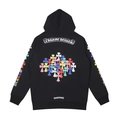 Chrome Hearts Zip Up Hoodies option Black 5015