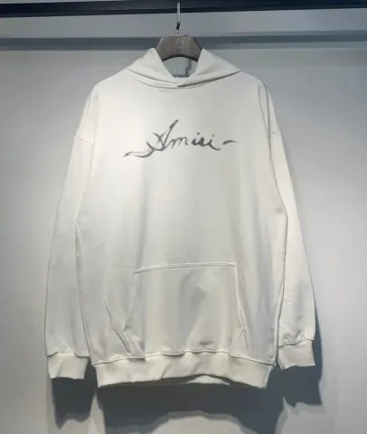 Amiri Paint Splatter Hoodie option 890 white