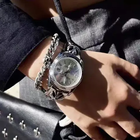 Chrome Hearts Rolex Watch option Silver S
