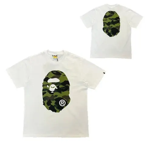 Bape Milo T-Shirts option 060 white green