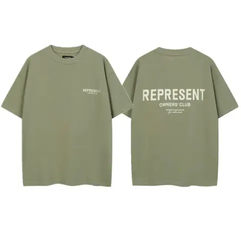 HOUSE OF ERRORS T-shirt option R447# Army Green