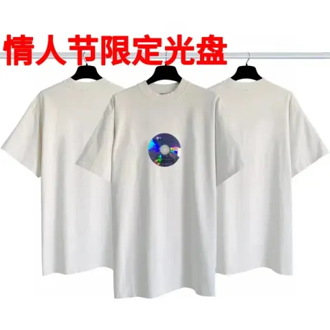 Balenciaga Tees option Valentine's Day Limited Disc White