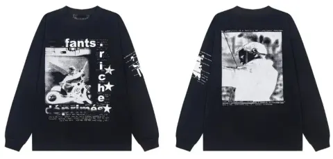 ERD Hoodies option ER018 long sleeve T black