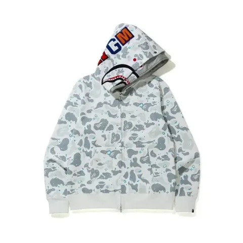Bape Shark Hoodie option B8803 White
