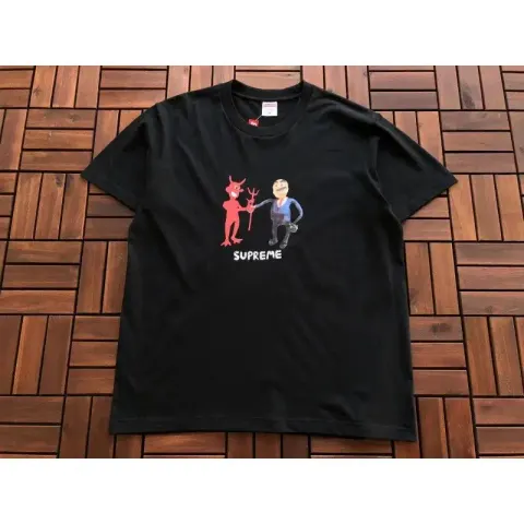 Supreme X Ducati T-Shirt option B350 Devil Deal Black