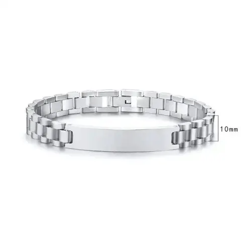 Lacoste Bracelet option Steel color-width 10mm [21CM]]