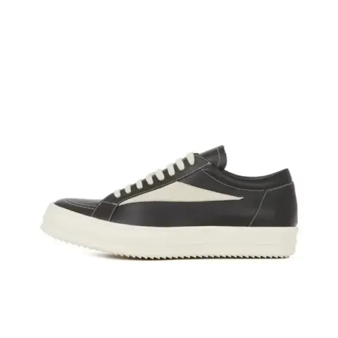Rick Owens Vans Leather Sneakers option Black leather surface