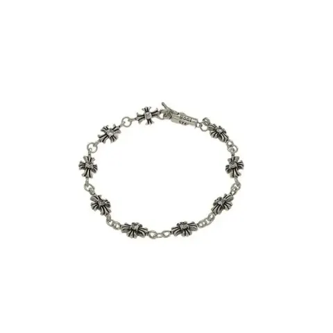 Chrome Hearts Bracelet with Crosses option 3 Vintage White Diamond Bracelet