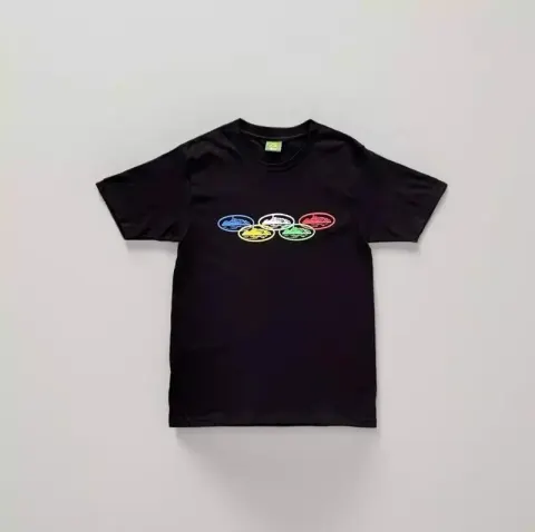 Corteiz Tee option five rings black