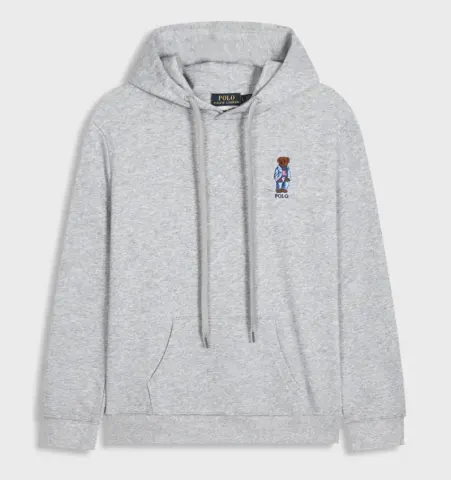 Ralph Lauren Zip Hoodie option gray bear