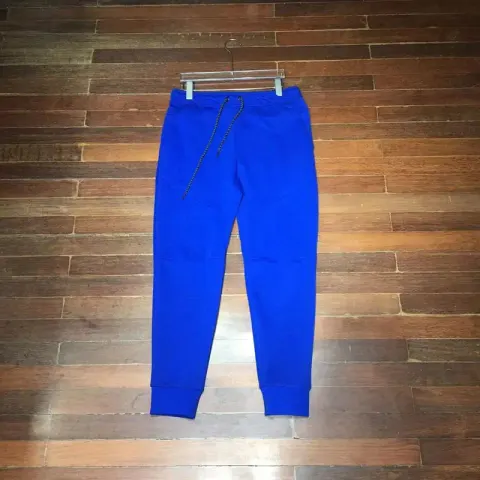 Nike Tech Fleece Black Pants option sapphire blue