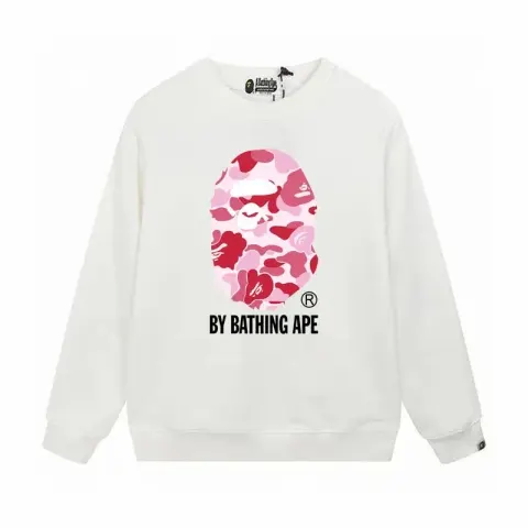 Bape Crewneck option W170 white pink