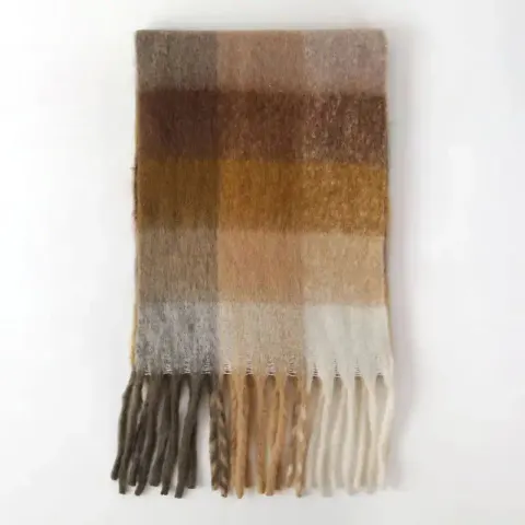 Acne Studios Scarf option coffee yellow