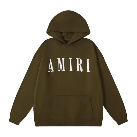 Amiri Paint Splatter Hoodie option 868 green