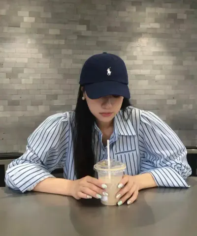Ralph Lauren Cap option navy blue white label