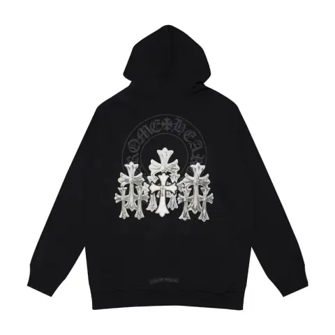 Chrome Hearts Hoodies (20+ Styles) option K7007 Black
