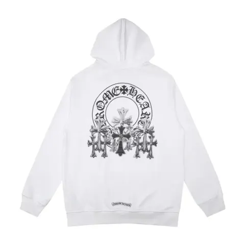 Chrome Hearts Hoodies (20+ Styles) option K7007 White