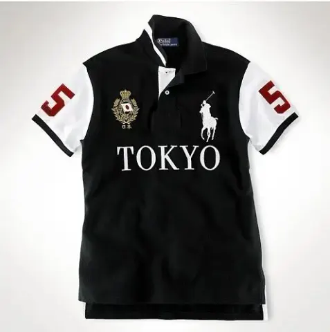 Polo Shirts (15+ Styles) option Tokyo Black