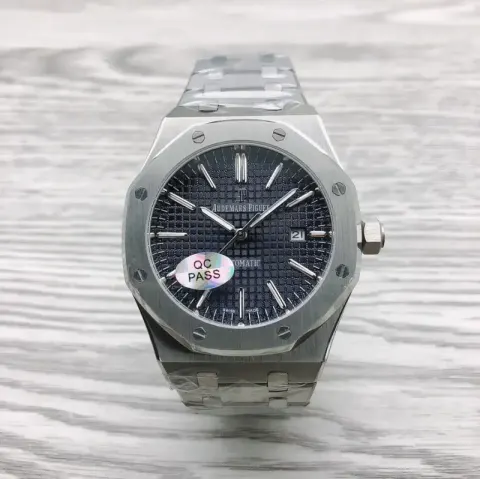 Audemars Piguet Silver Band option Silver Shell Blue Steel Strip