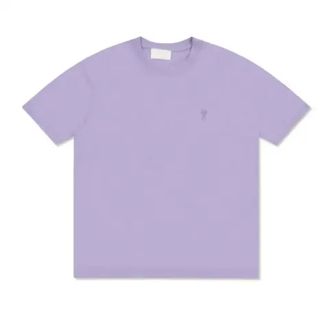 Ami Paris T-Shirts with Small Logo option Little Love-Taro Purple
