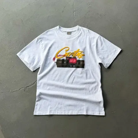 Corteiz Bomb T-Shirt option Yellow Bomb/White