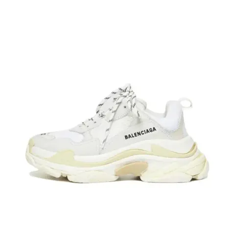 Balenciaga 3S White Shoes option all white