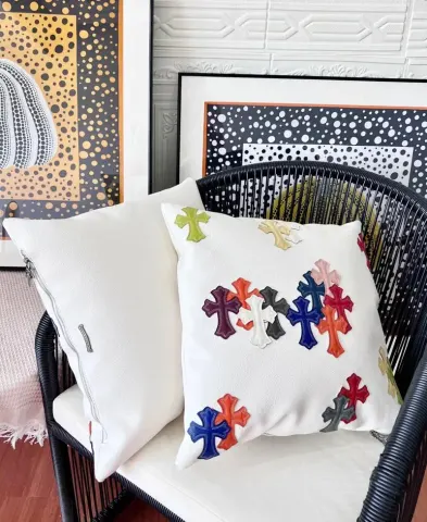 Chrome Hearts Pillow option white leather color