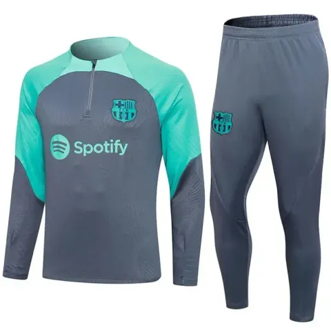 Football PSG Tracksuit option 2324 Barcelona gray steel stamp