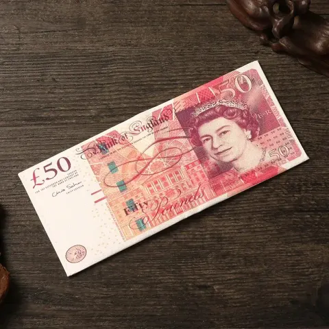 Money Wallet option FB01 New £50 Sterling