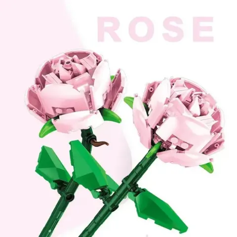 Lego Flowers option # Rose powder [boxed]