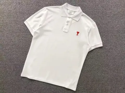 Ami Paris Polo option White CY116