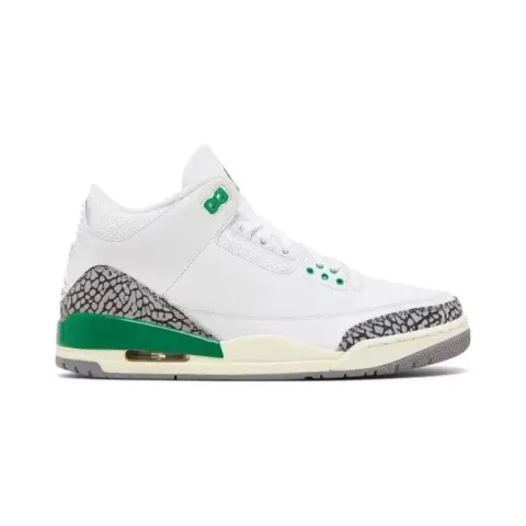 Jordan 3 Black Cat option Lucky Green