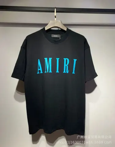 Amiri T-Shirts option 661 black and blue