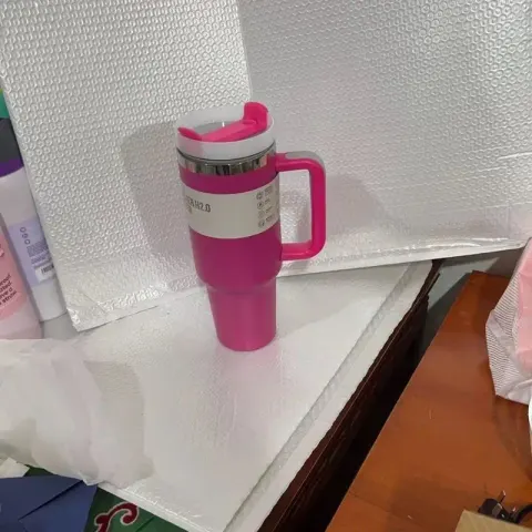 Stanley Thermos Cup option Rose red