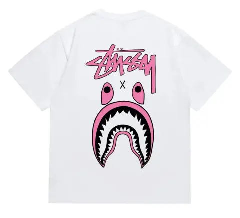 Bape x Stussy Tee option 204 White