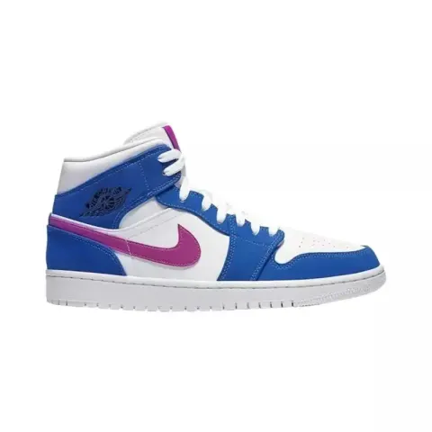 Jordan 1 Mid Shoes option Hyper Royal Hyper Violet