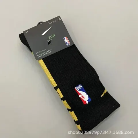 Nike NBA Socks option 19 Long Black Gold