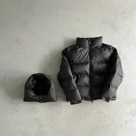 Shiny Trapstar Jacket option Dark Black Tiger Jacket